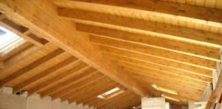 tetto in legno