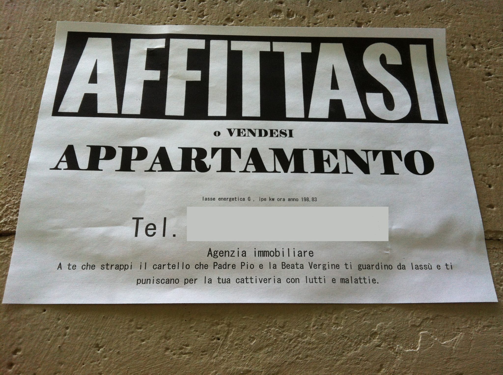 Inquilino senza contratto