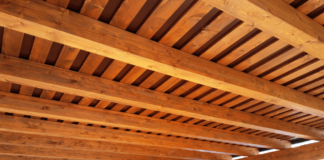 copertura in legno per esterni