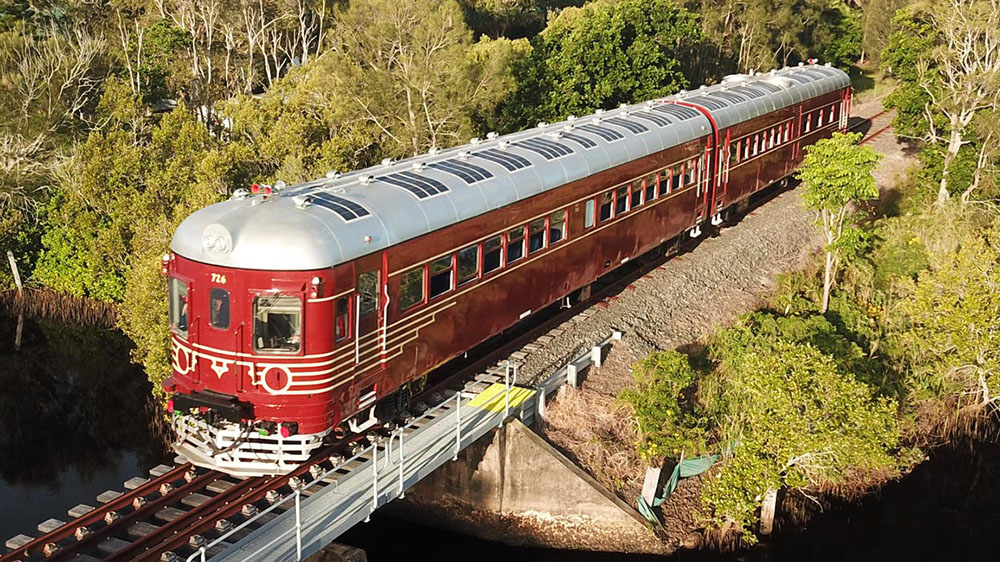 Treno a energia Solare in australia