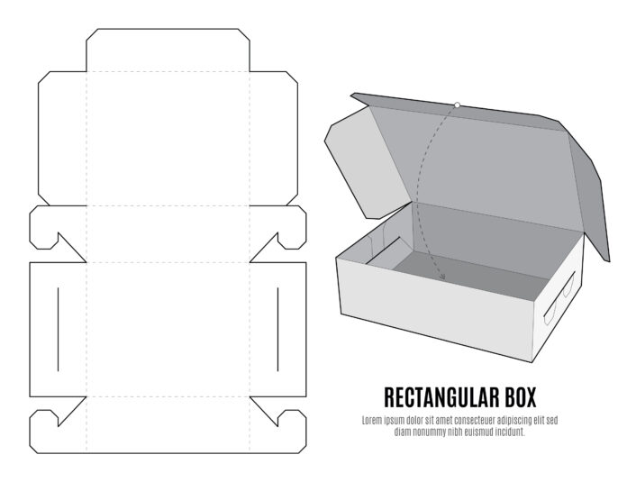 modello di packaging