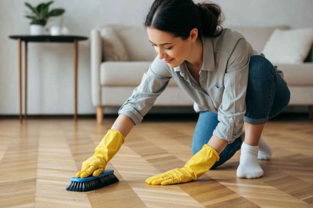 consigli per pulire il parquet