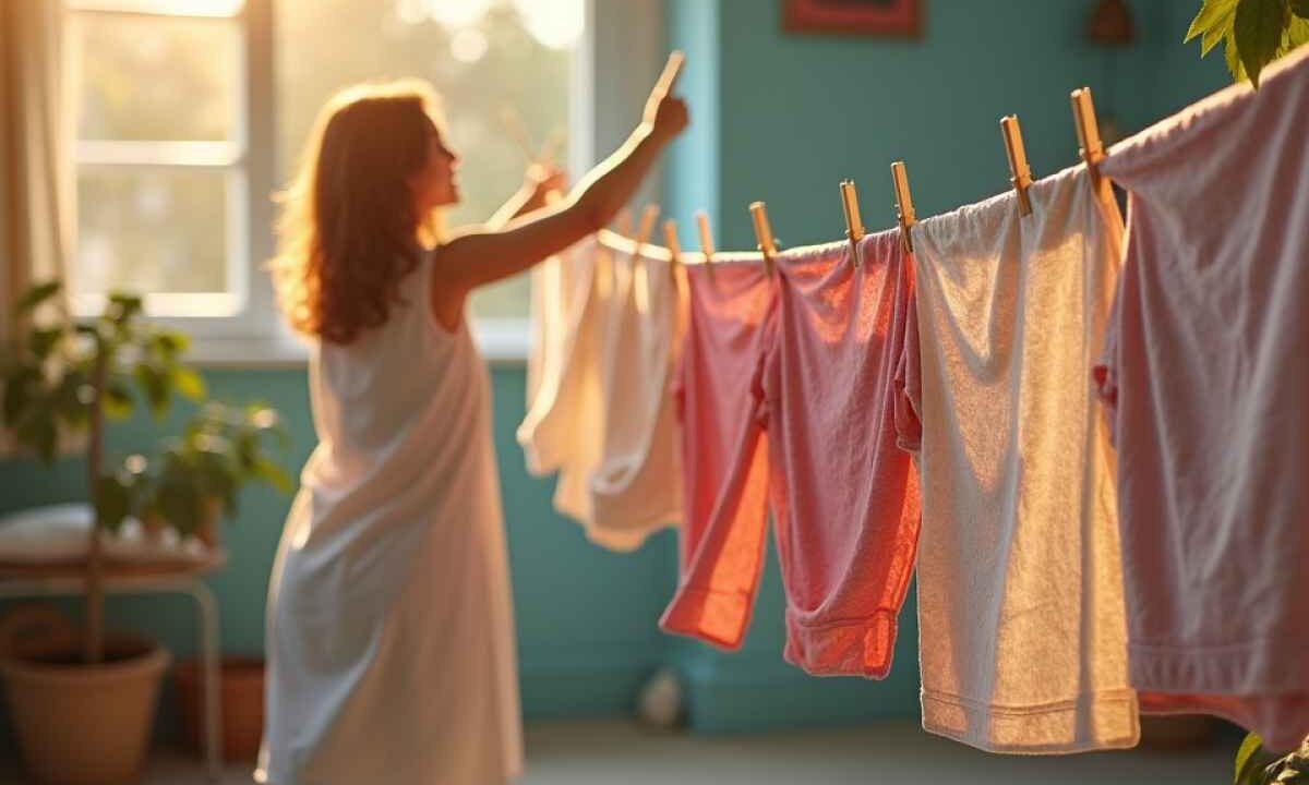 come stendere il bucato per non stirare