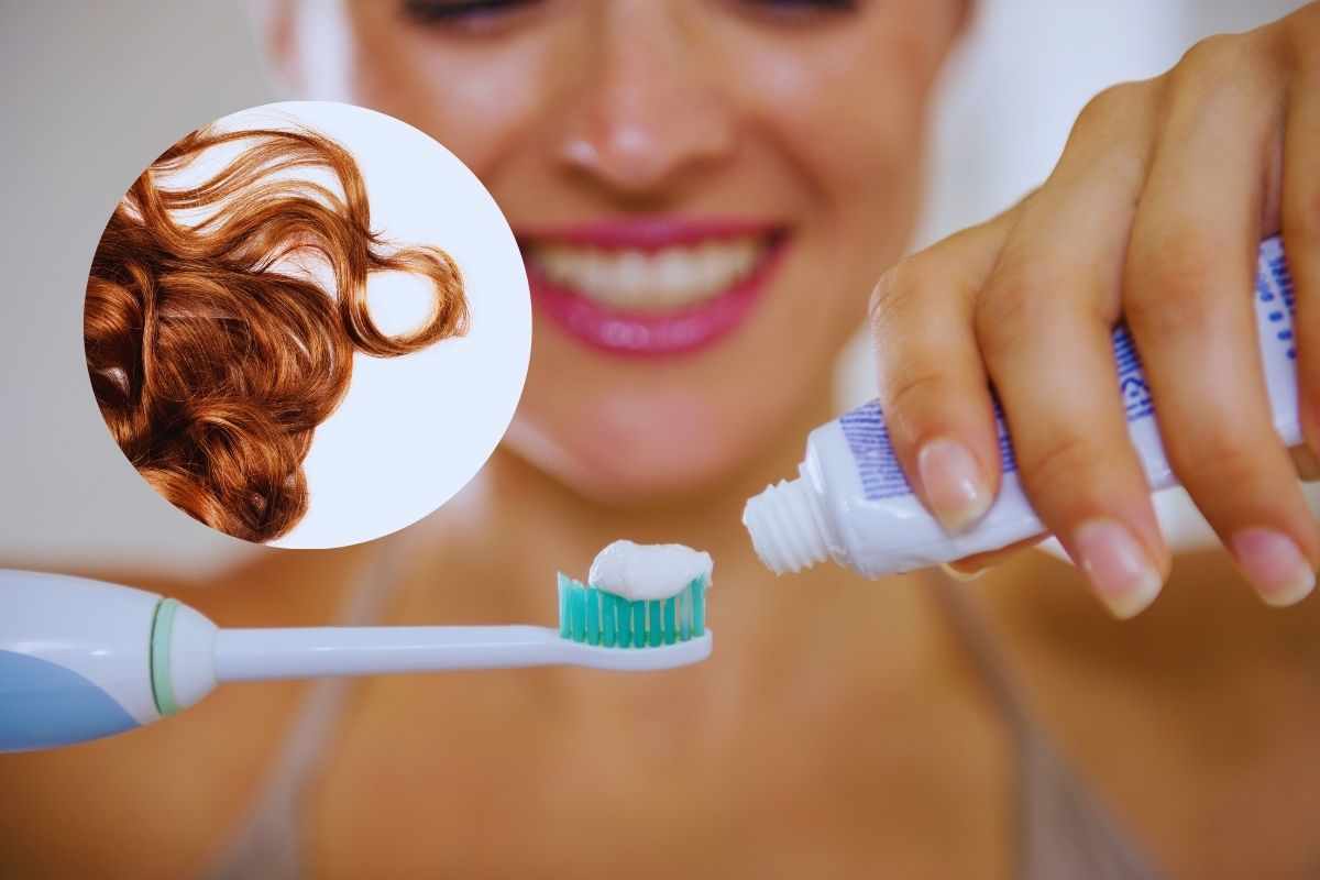 dentifrici fatti con i capelli