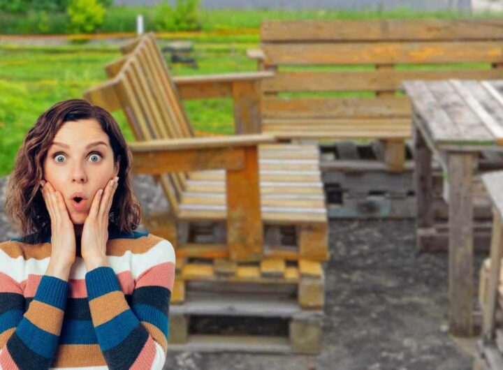arredamento esterno low cost con pallet