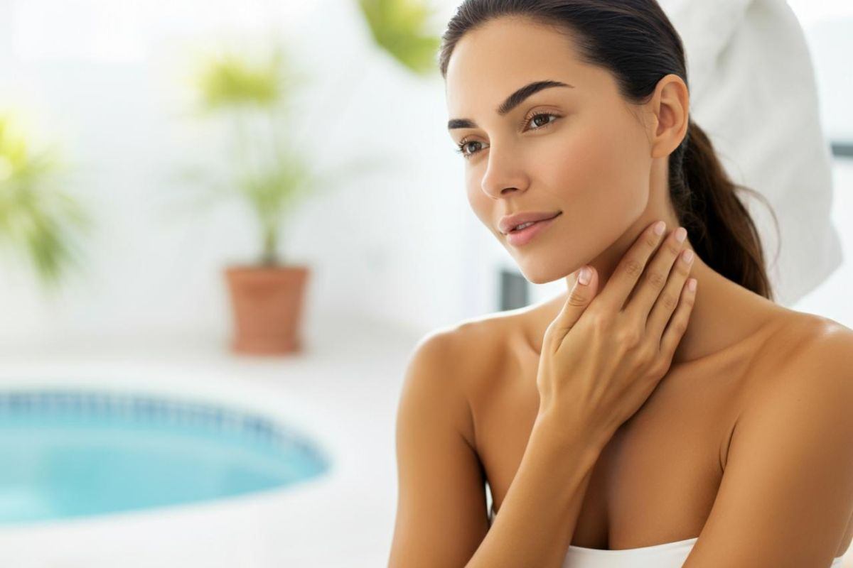 pelle abbronzata inverno 