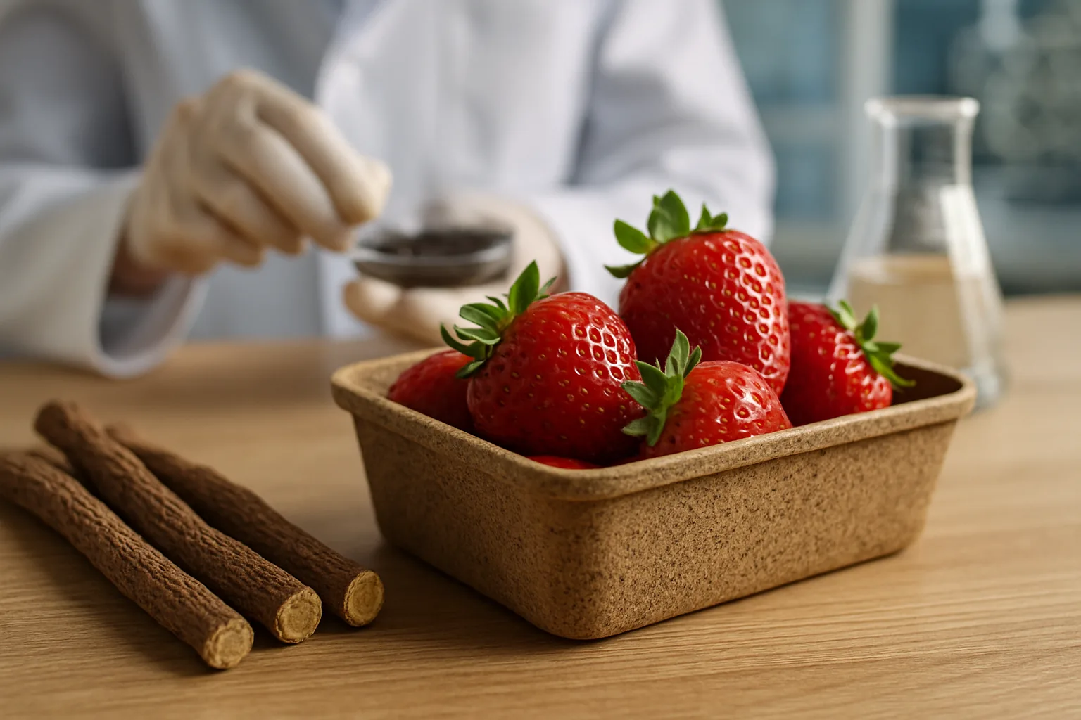 Packaging antimicrobico dalla liquirizia: la startup sarda che estende la conservazione delle fragole