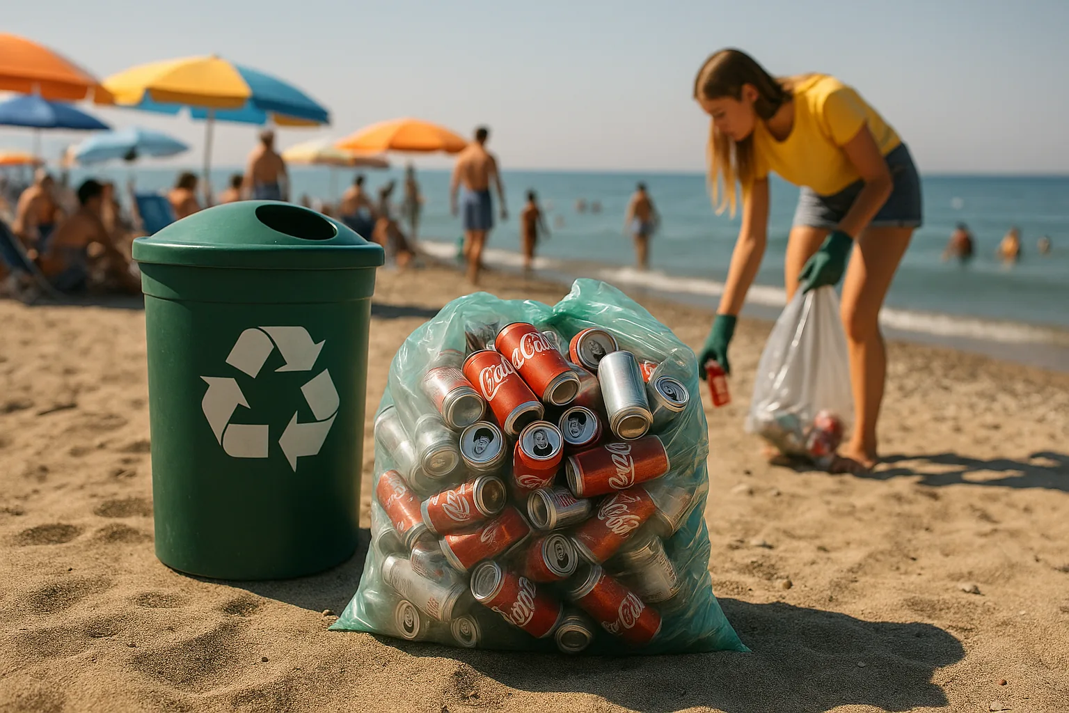 Ogni lattina vale: il progetto Cial e Coca-Cola Italia sulle spiagge di Salerno e Calabria (2)