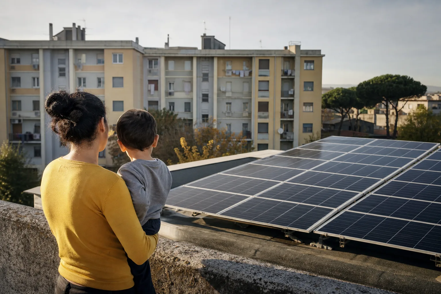 Roma e Lombardia lanciano pannelli fotovoltaici gratuiti in comodato contro la povertà energetica