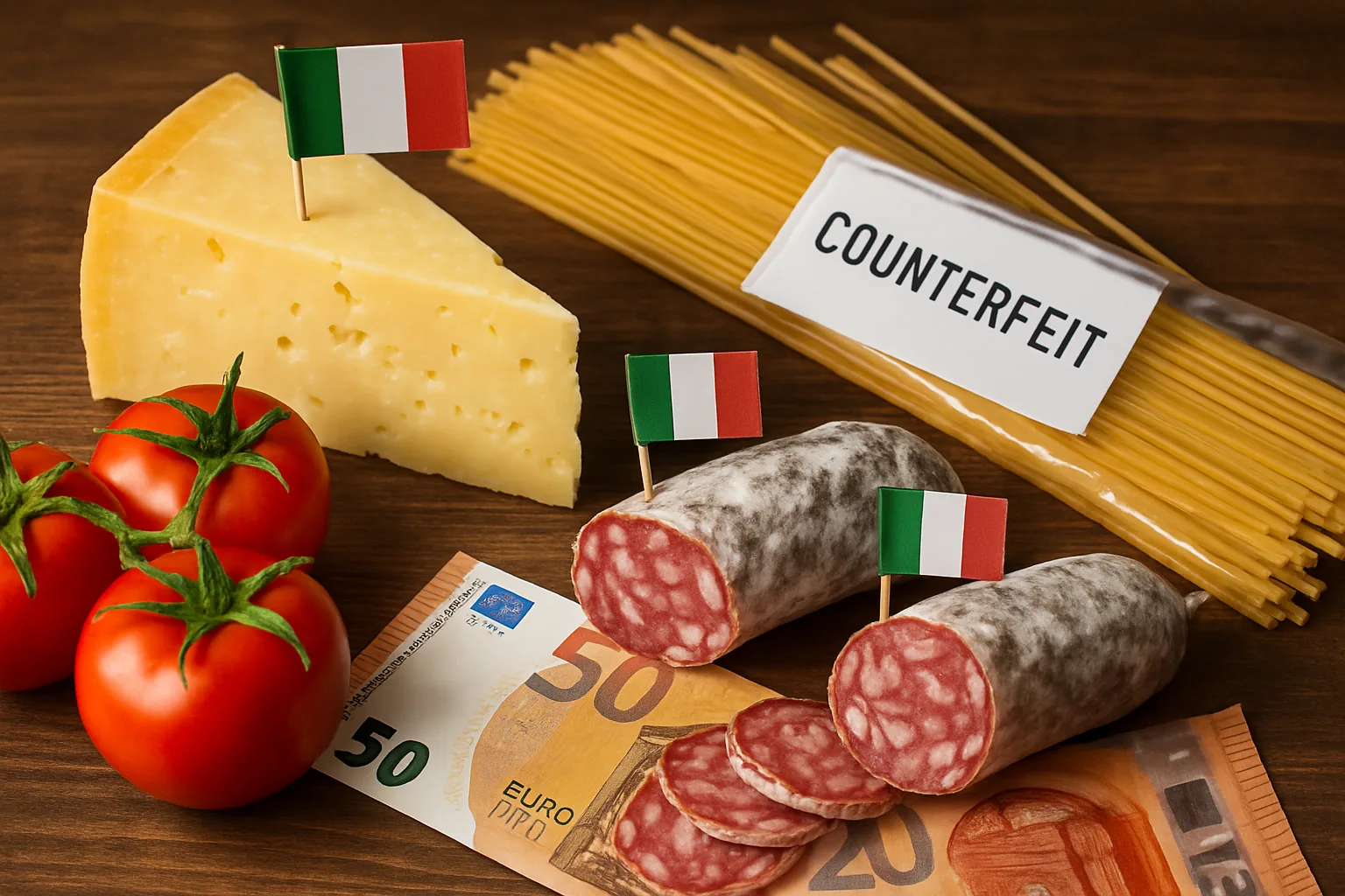 Cibi contraffatti in Italia: la filiera del made in Italy sotto assedio