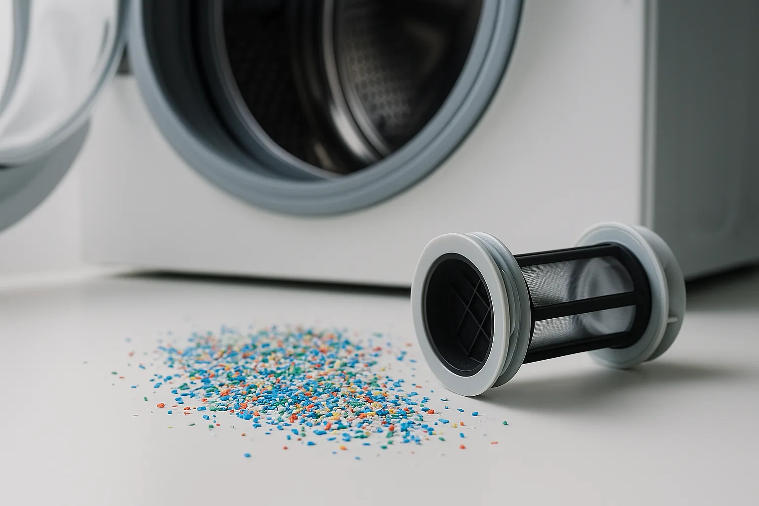 Filtro stampato in 3D cattura il 90% delle microplastiche: la rivoluzione parte dalle lavatrici (2)