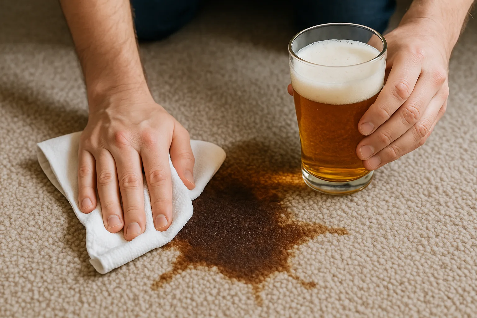 Macchie su tappeti: come usare la birra per rimuoverle (2)