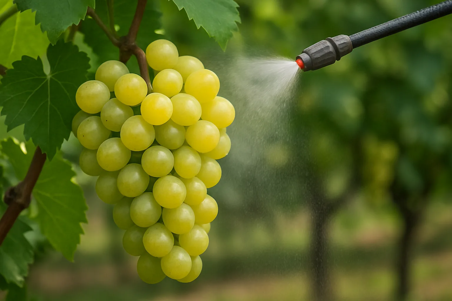 Pesticidi nell'uva da tavola italiana: fino a 8 sostanze per grappolo, anche nel biologico
