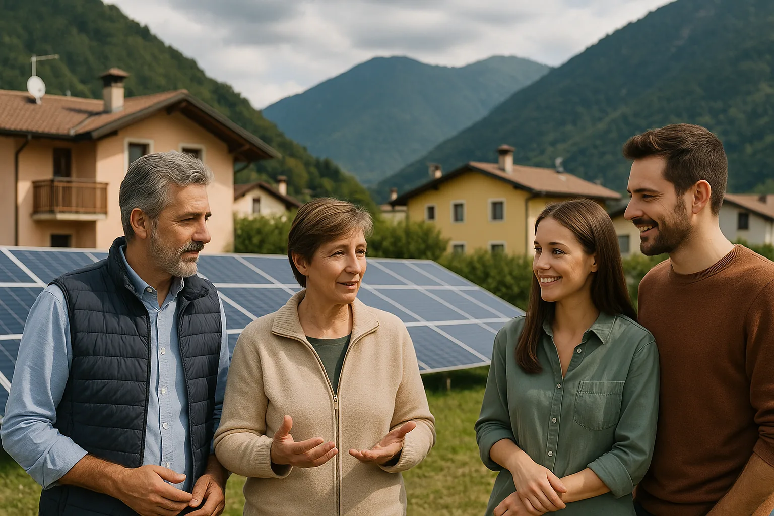 In Trentino la comunità energetica più grande d'Italia: 84 nuclei familiari riducono la bolletta
